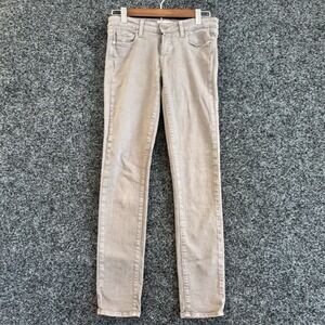 Paige Jeans Womens Size 29 Grey Skyline Skinny Low Rise Stretch Denim USA